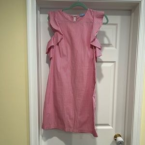 J. McLaughlin size small pink striped dress
